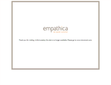 Tablet Screenshot of giraffe.empathica.com